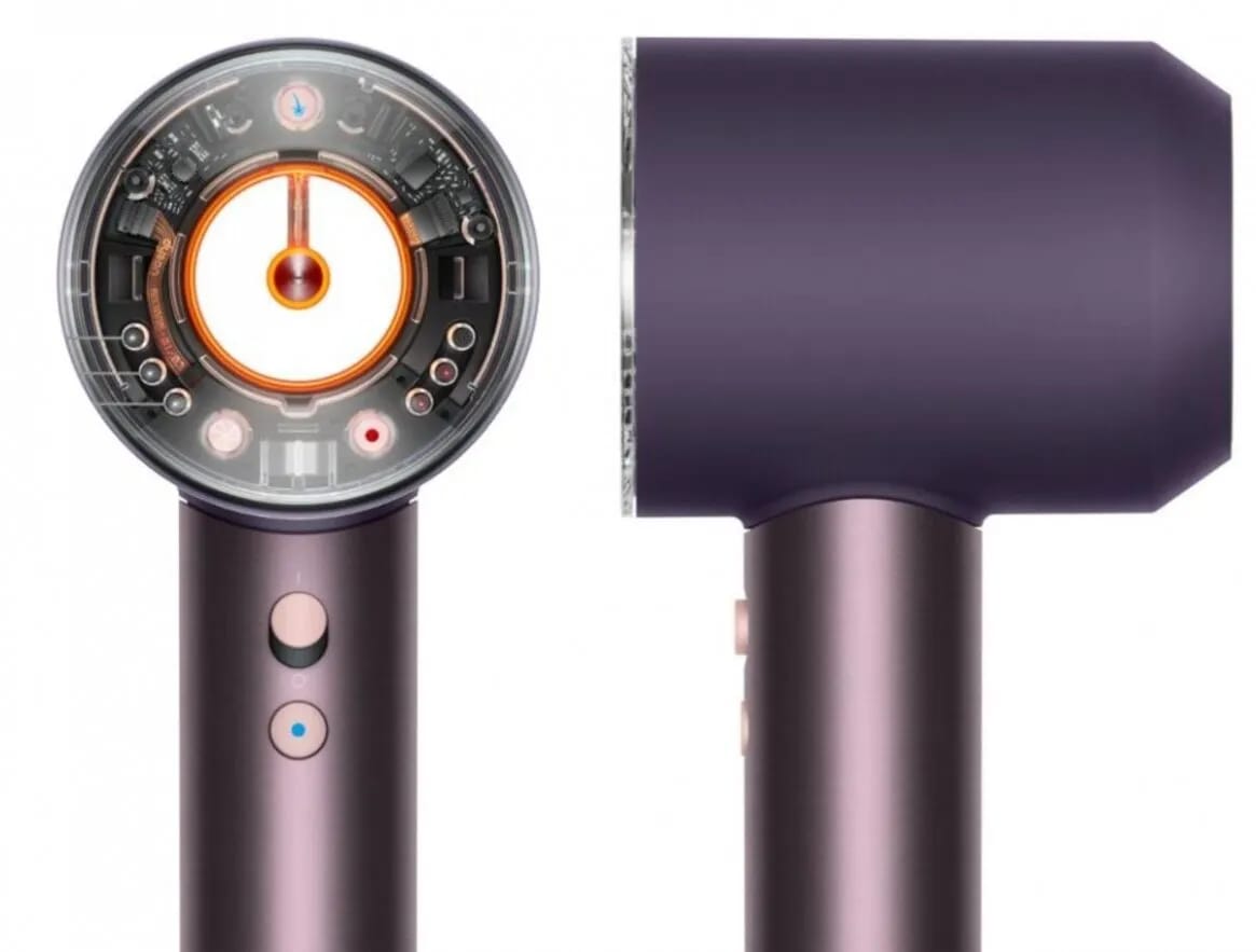 Фен Dyson Supersonic HD16 Nural, Jasper Plum (Сливовый, фиолетовый) HK с кейсом - изображение №3