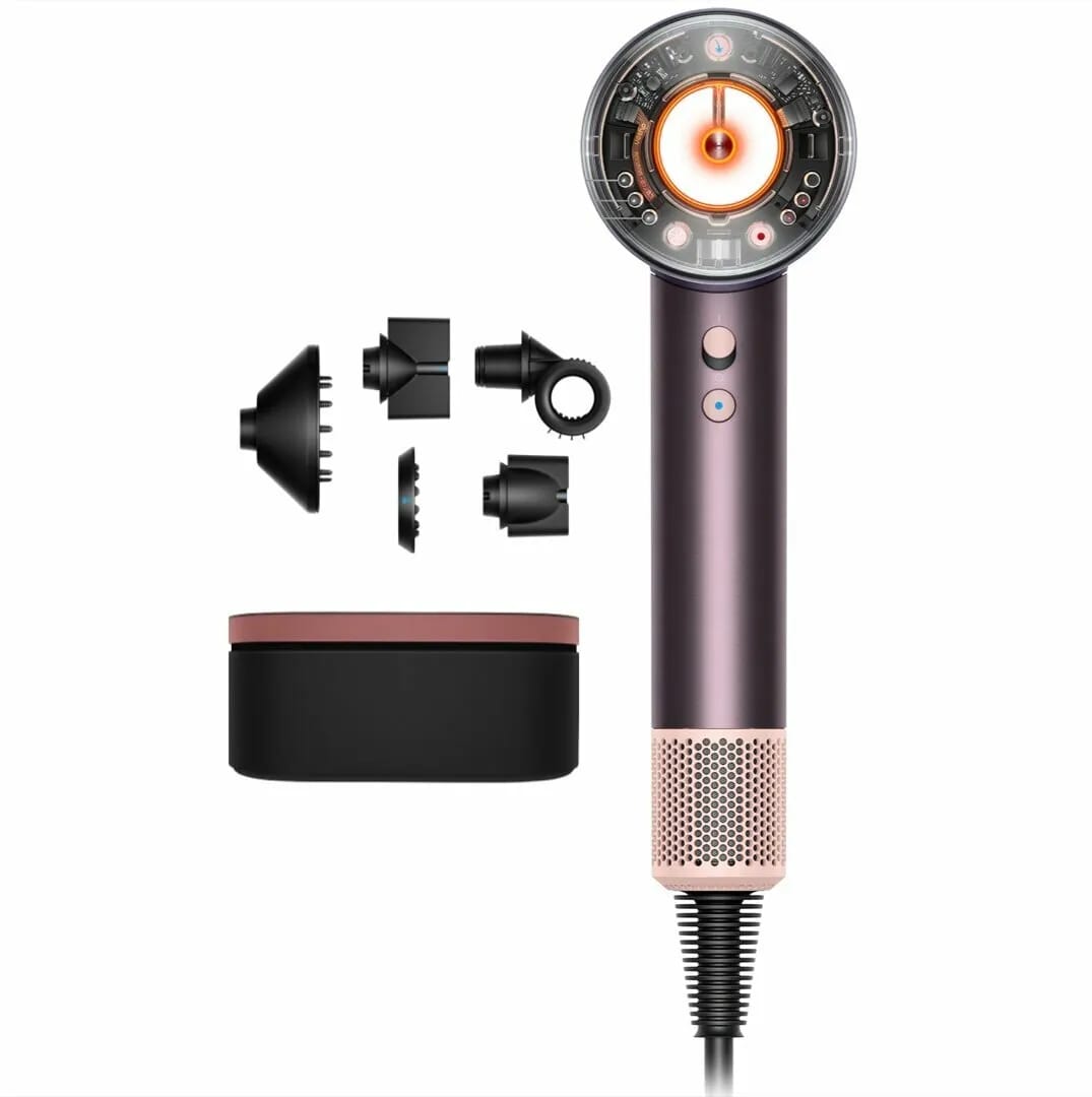 Фен Dyson Supersonic HD16 Nural, Jasper Plum (Сливовый, фиолетовый) HK с кейсом - изображение №2