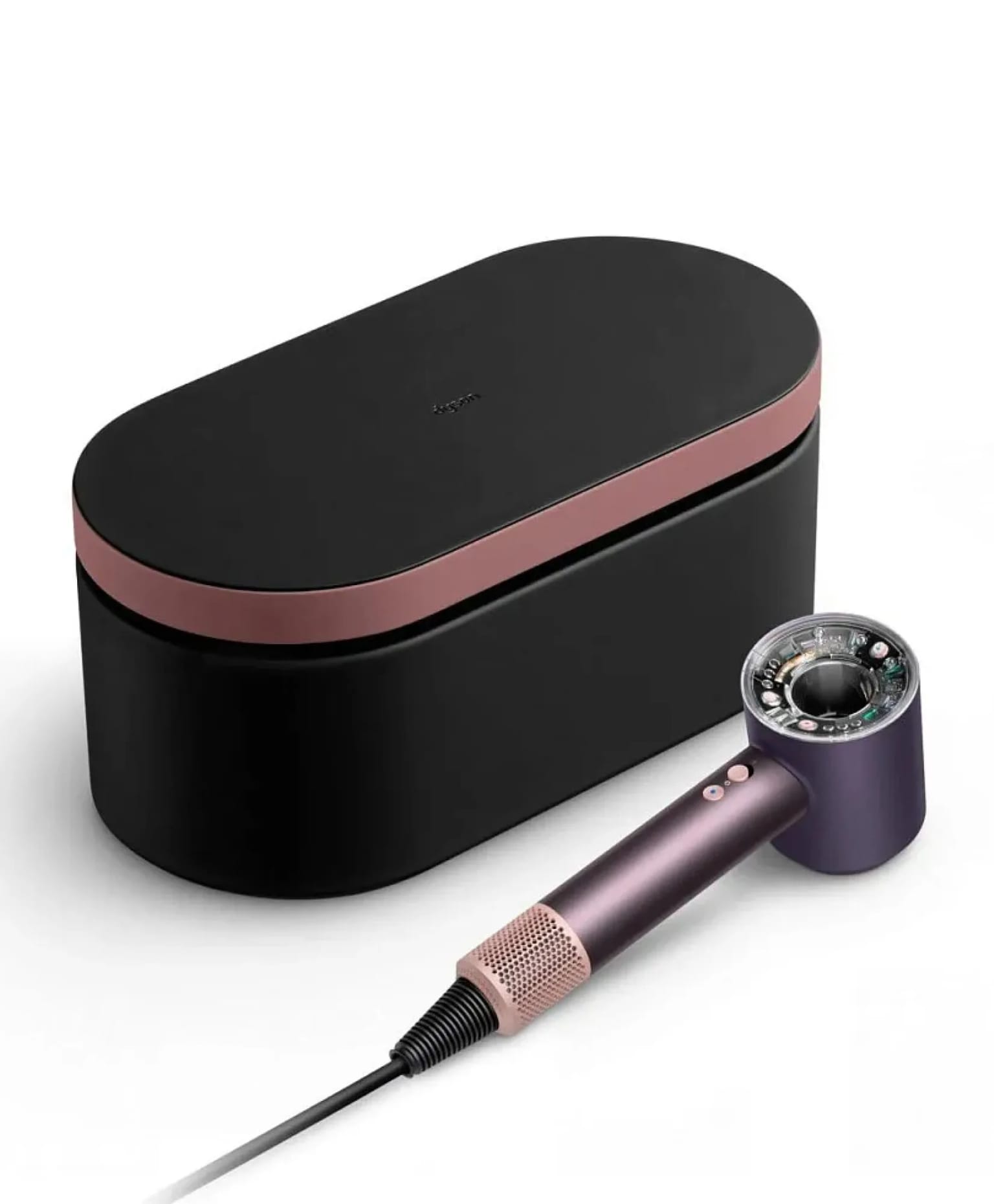 Фен Dyson Supersonic HD16 Nural, Jasper Plum (Сливовый, фиолетовый) HK с кейсом - изображение №4