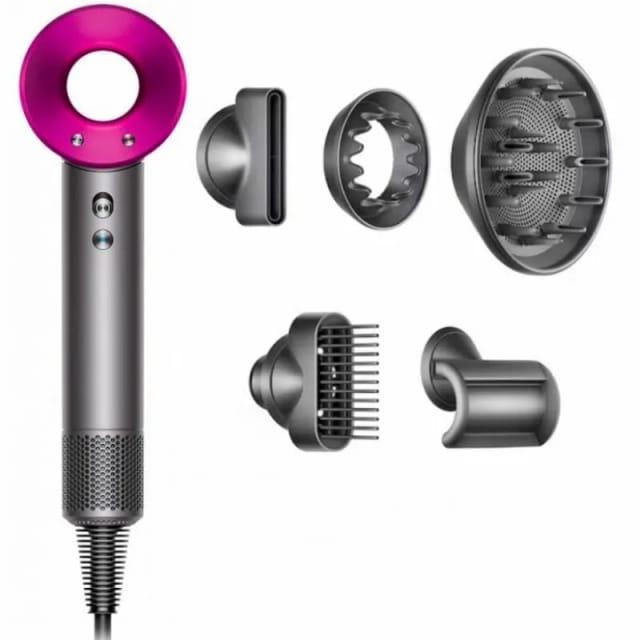 Фен Dyson Supersonic HD07, HK, antrazit/fuchsia (антрацит/фуксия) - изображение №3