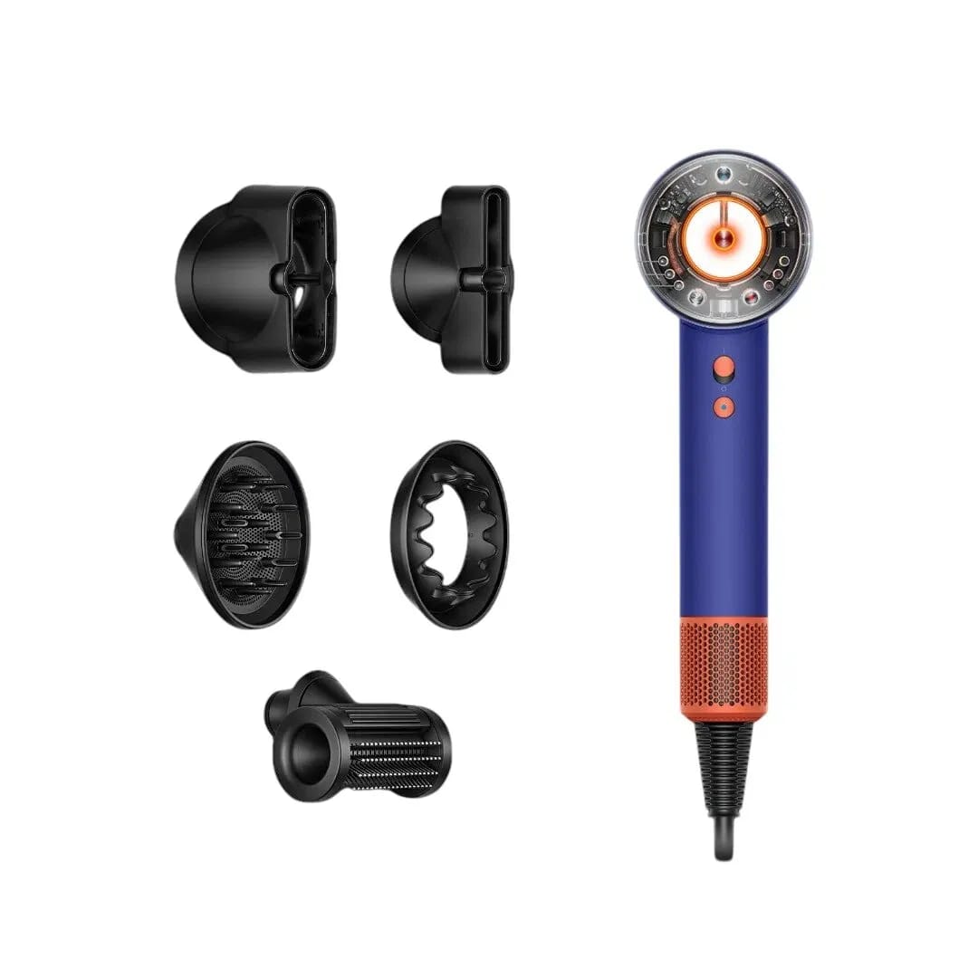 Фен Dyson Supersonic Nural HD16, Prussian blue/Topaz orange без кейса - изображение №2