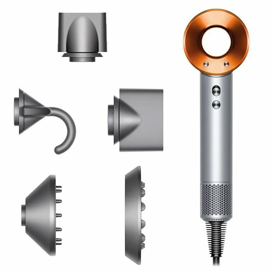 Фен Dyson Supersonic HD08 Nickel / Cooper (Серый / Медный) , (Без кейса), CN - изображение №4