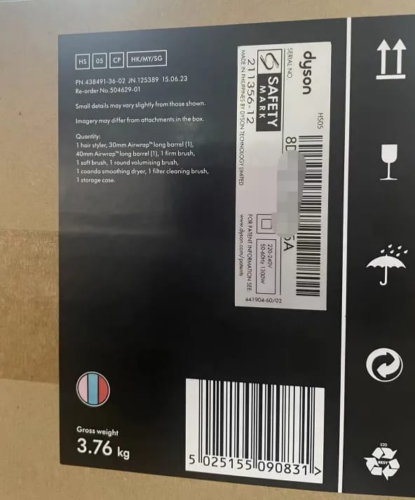 Фен-стайлер Dyson Airwrap complete long HS05, Ceramic-pop , HK - изображение №14