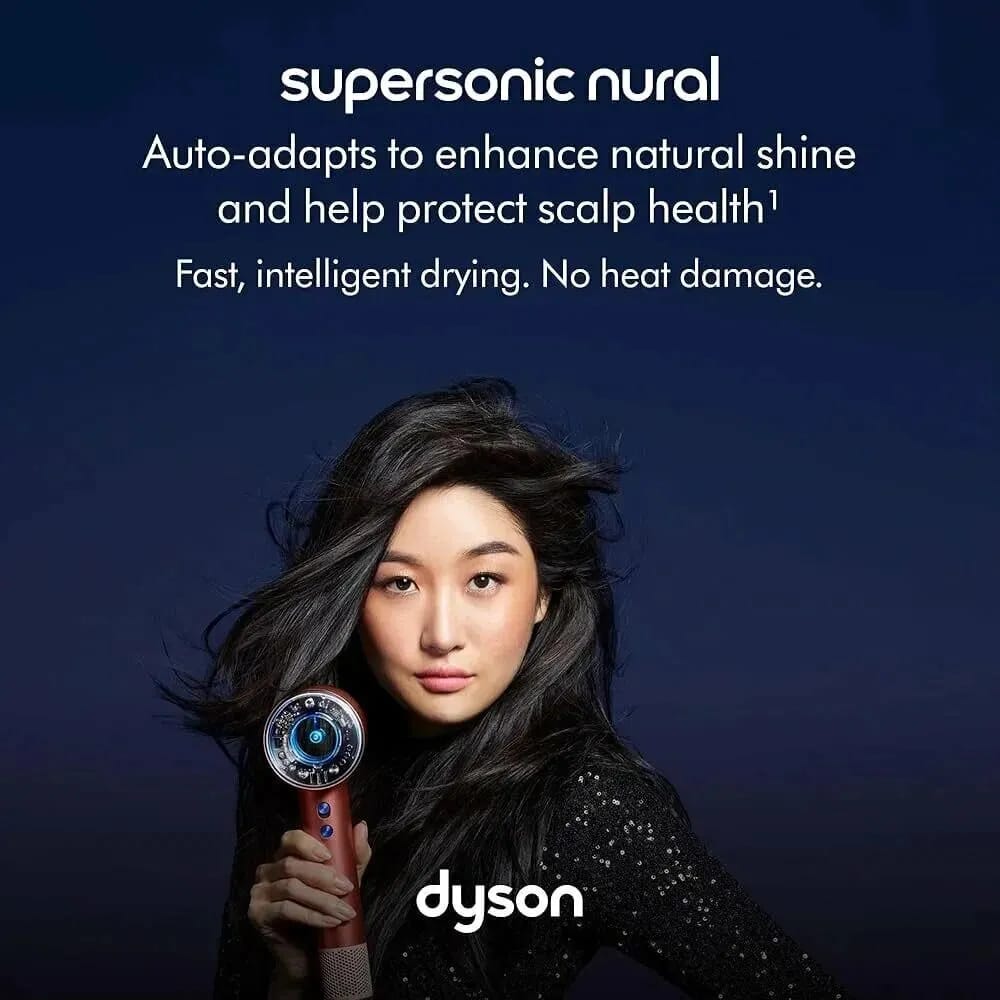 Фен Dyson Supersonic Nural HD16, strawberry bronze/blush pink (с кейсом) HK - изображение №7