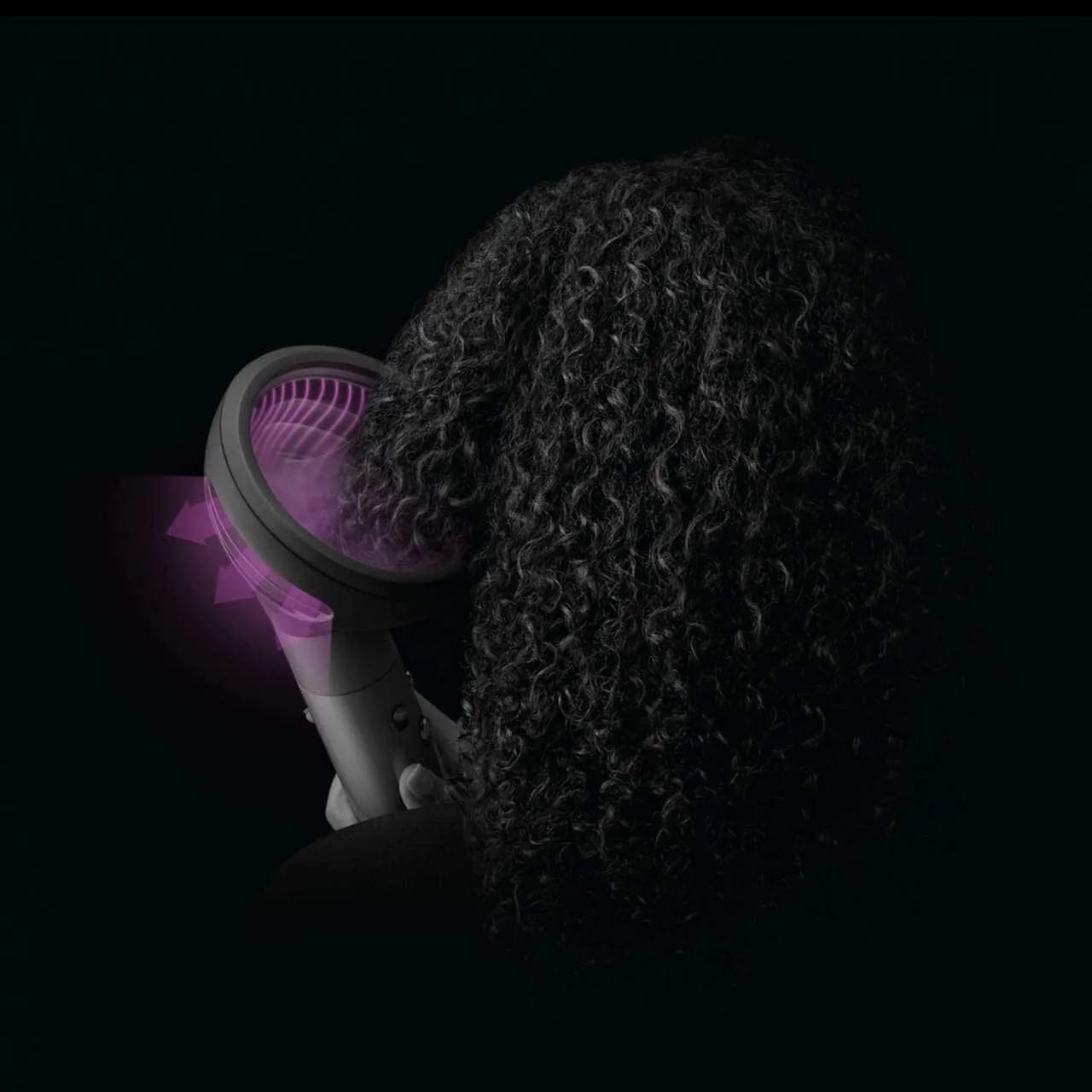 Фен-стайлер Dyson Airwrap Complete Long and Diffuse i.d. HS08 (Curly+Coily), vinca blue/topaz orange, EU вилка РФ - изображение №8