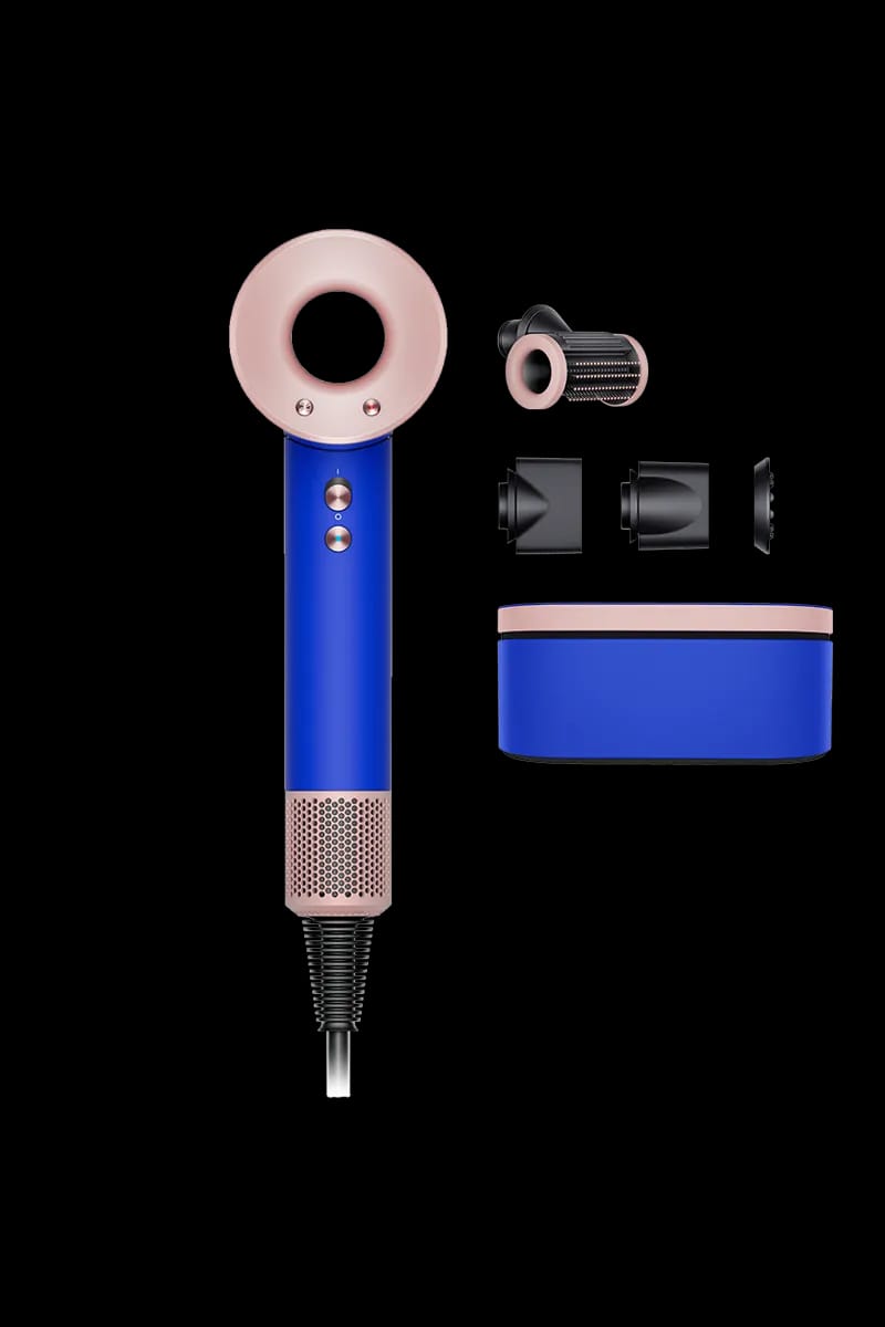 Фен Dyson Supersonic HD15 (Re-order 460611-01), синий/розовый, + футляр (XC) Гонконг - изображение №2