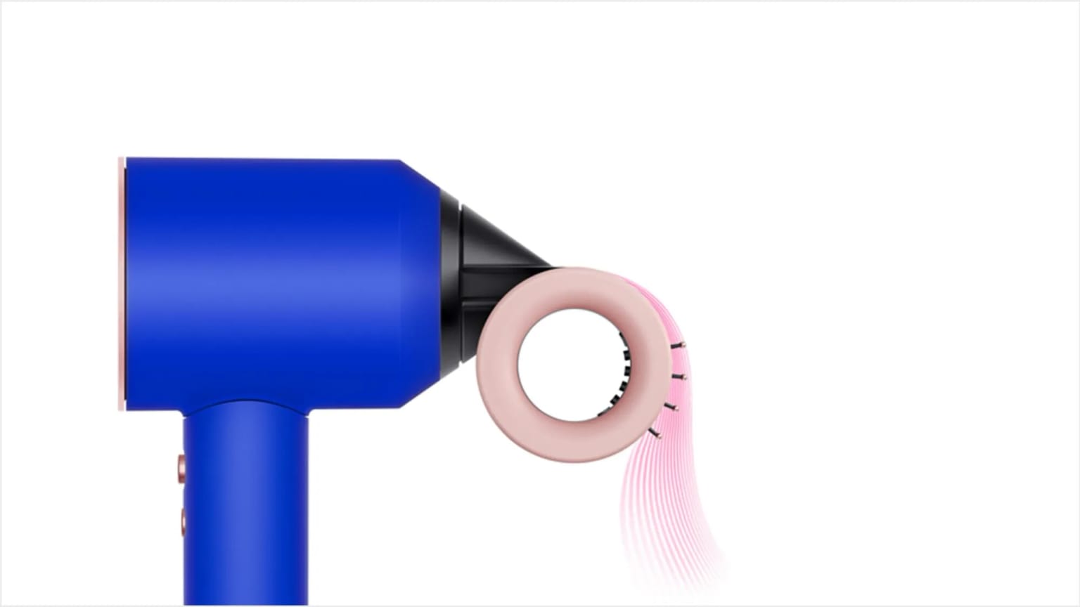 Фен Dyson Supersonic HD15 (Re-order 460611-01), синий/розовый, + футляр (XC) Гонконг - изображение №12