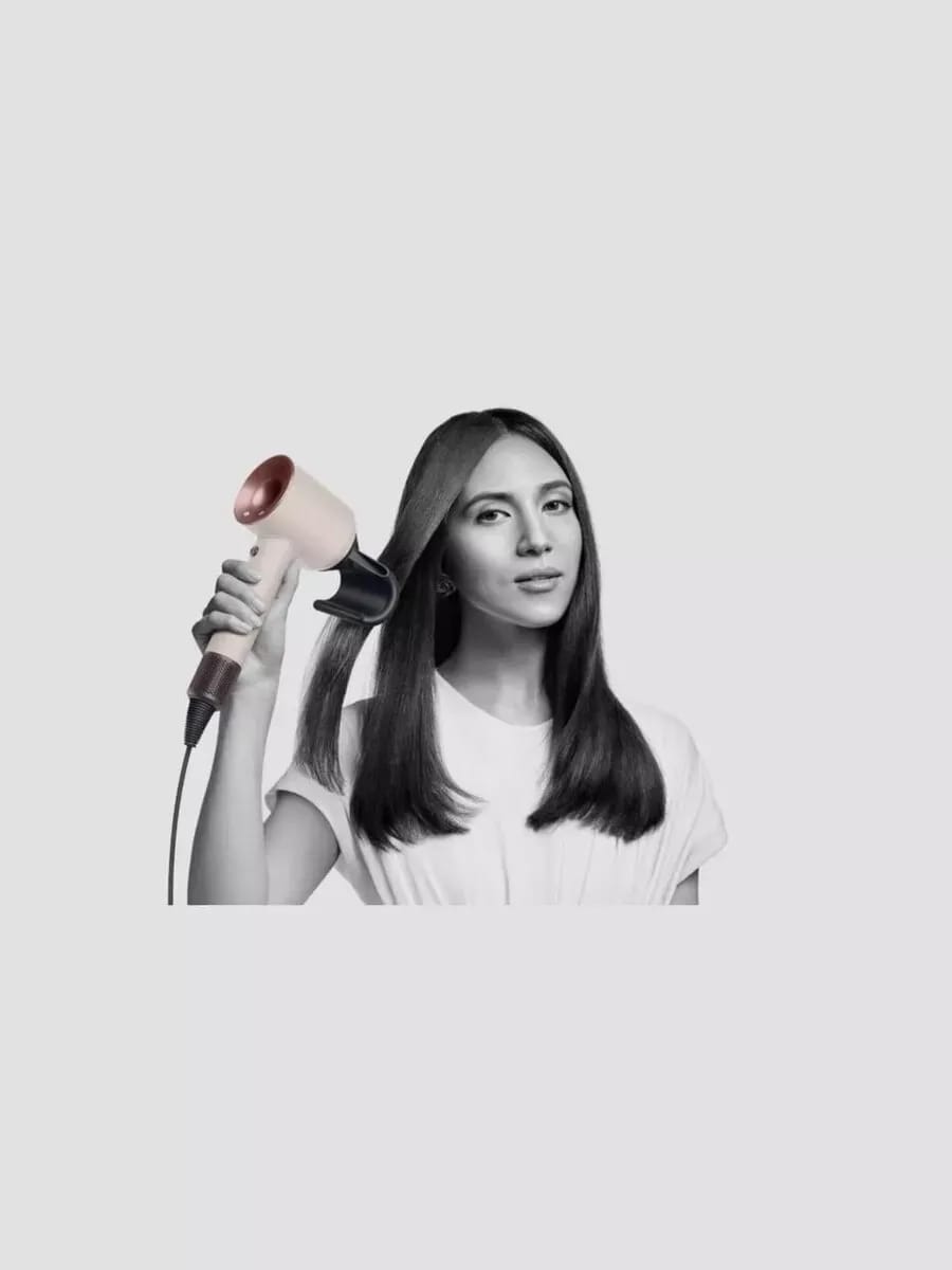Фен Dyson Supersonic HD15 Ceramic Pink/Rose Gold, розовый/розовое золото, HK, с кейсом - изображение №6