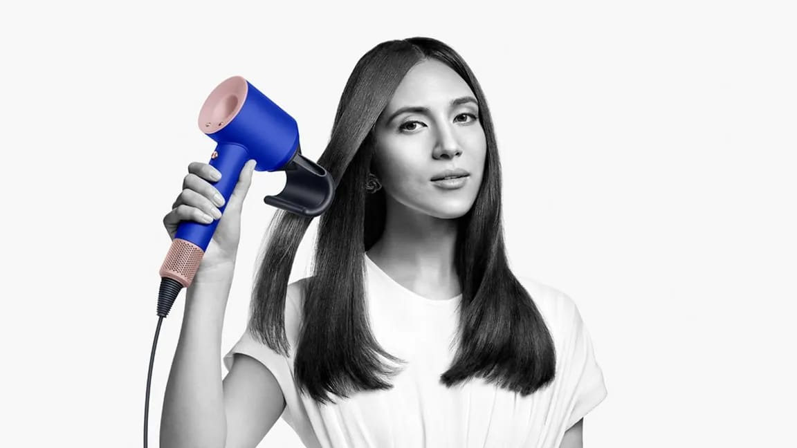 Фен Dyson Supersonic HD07 Blue/Blush, с кейсом, AU - изображение №11
