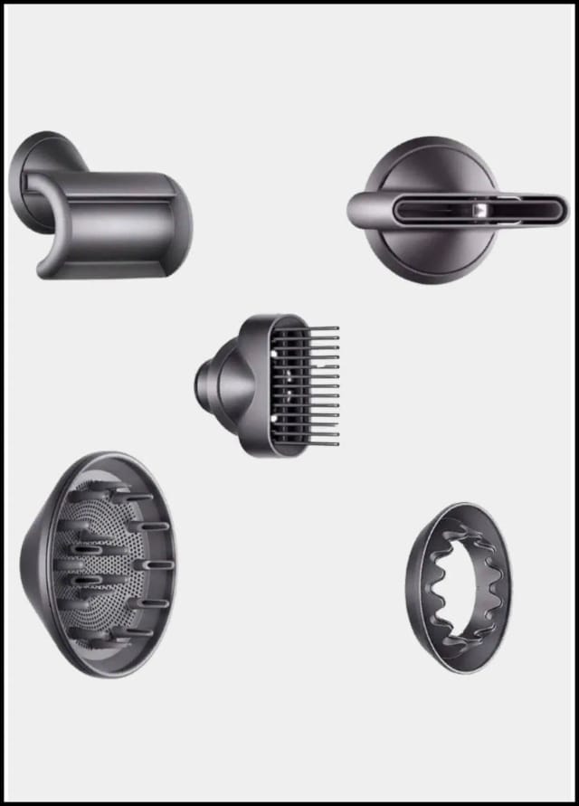 Фен Dyson Supersonic HD07 Blue/Blush, с кейсом, AU - изображение №12