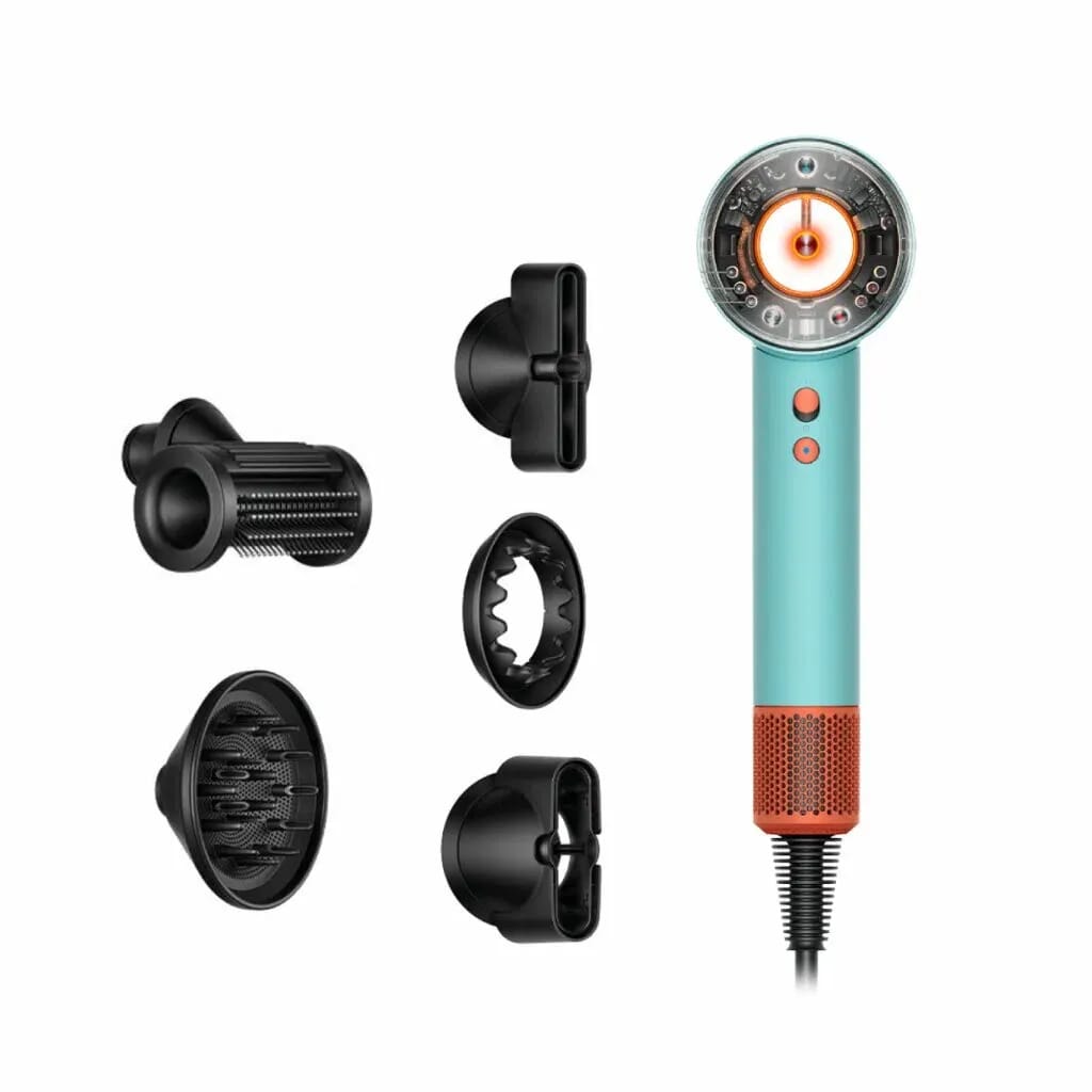 Фен Dyson Supersonic Nural HD16, Ceramic patina/Topaz orange, без кейса - изображение №2