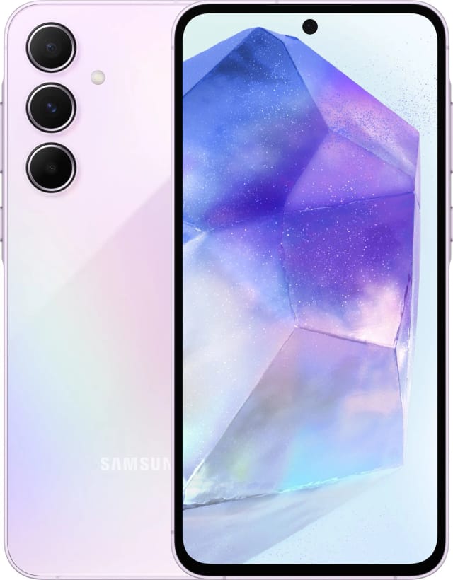 Смартфон Samsung Galaxy A55 5G 8/128 ГБ, Dual: nano SIM + eSIM, lilac - изображение №1