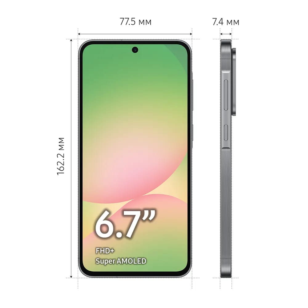 Смартфон Samsung Galaxy A56 5G 8/256 GB, Awesome Graphite, Global для РФ - изображение №8
