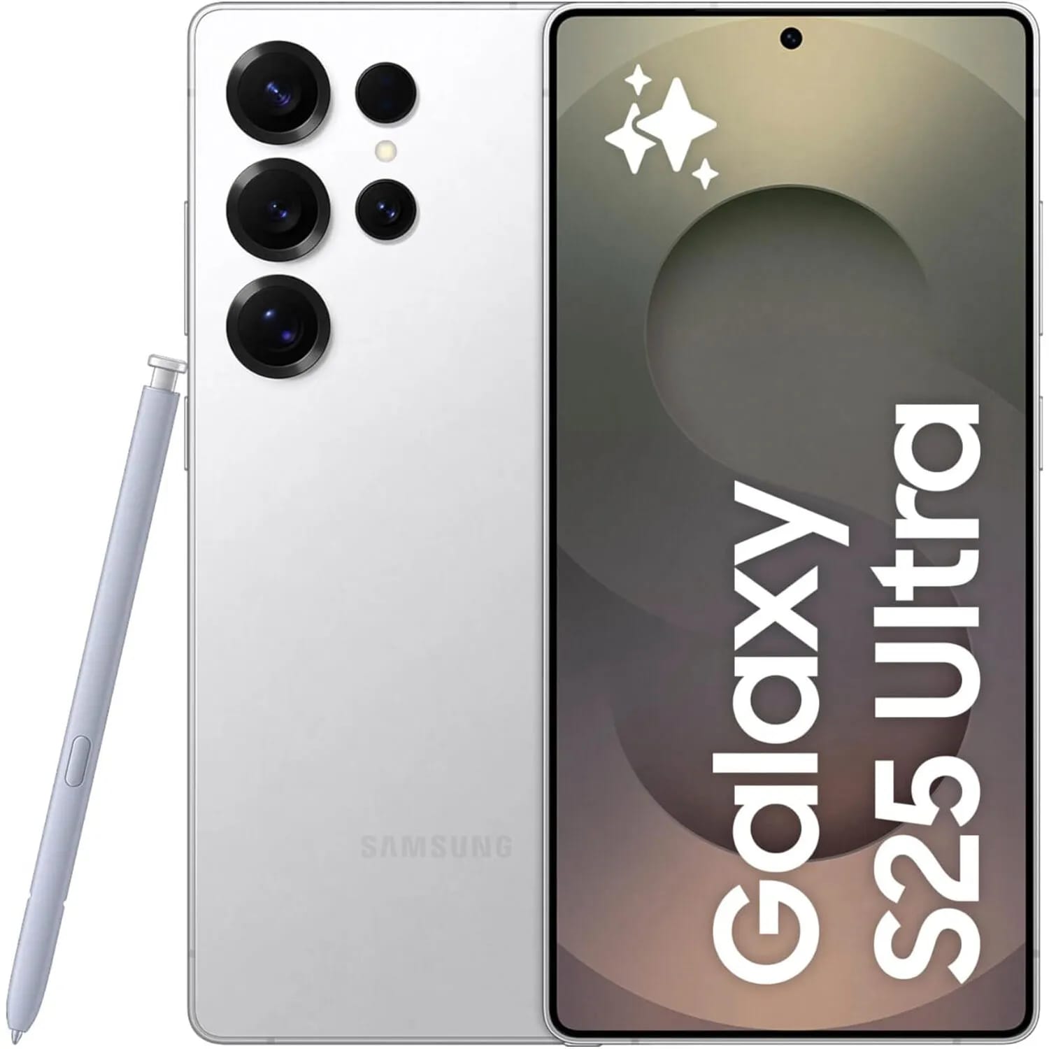 Смартфон Samsung Galaxy S25 Ultra 12/512 Гб, Dual: nano SIM + eSIM, Titanium Whitesilver - изображение №1