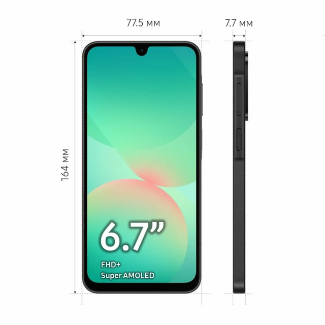 Смартфон Samsung Galaxy A26 8/256 ГБ, nano SIM, Black (Чёрный) - изображение №8