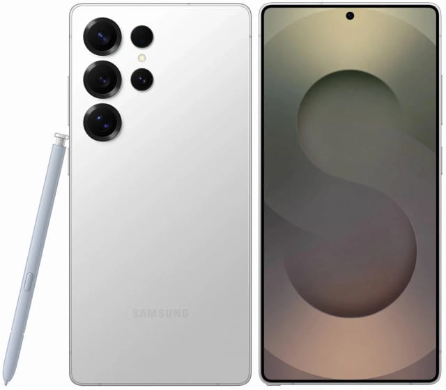 Смартфон Samsung Galaxy S25 Ultra 5G 12/256 ГБ, Dual: Nano SIM + eSIM, Titanium Whitesilver (Cеребряный Титан) - изображение №1