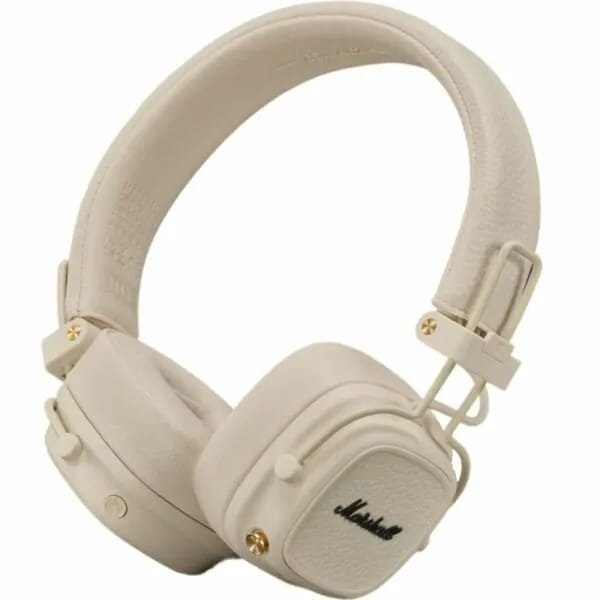 Товар Беспроводные наушники Marshall Major V Cream, Bluetooth наушники Маршалл Мажор 5, кремовые