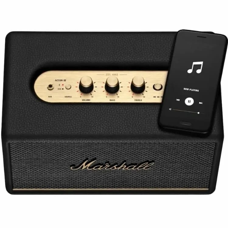 Товар Портативная акустика Marshall Acton 3, Bluetooth Speaker, Black