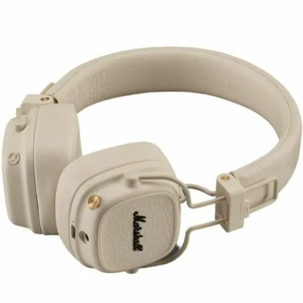 Товар Беспроводные наушники Marshall Major V Cream, Bluetooth наушники Маршалл Мажор 5, кремовые