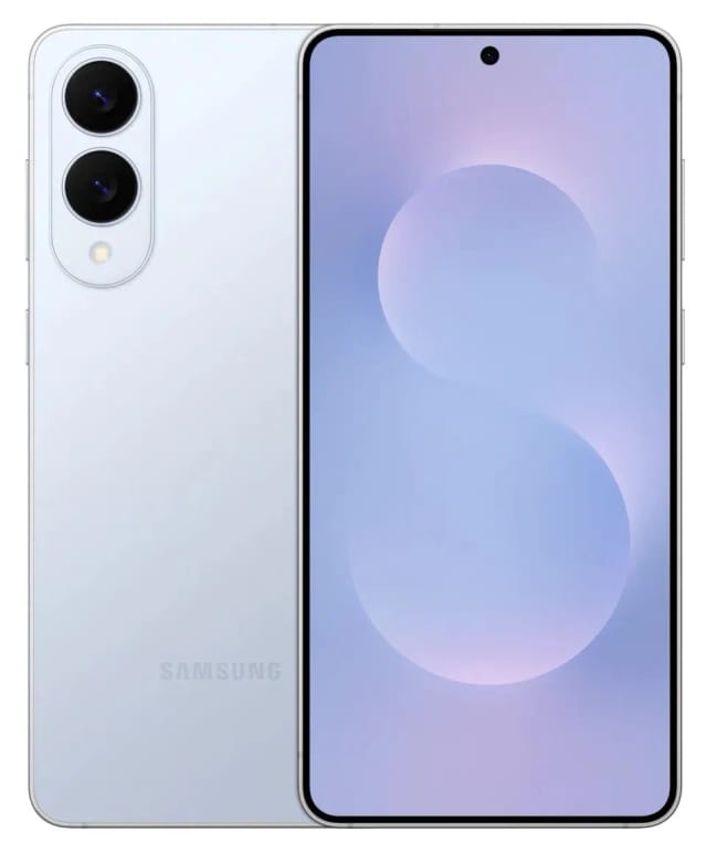 Смартфон Samsung Galaxy S25 Edge 12/512 Гб, Dual: nano SIM + eSIM, Titanium Icyblue - изображение №1
