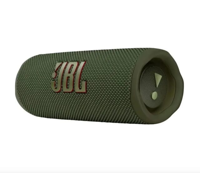 Портативная колонка JBL Flip 6 Green, влагозащищенная колонка, зеленая, 30 Вт - изображение №1