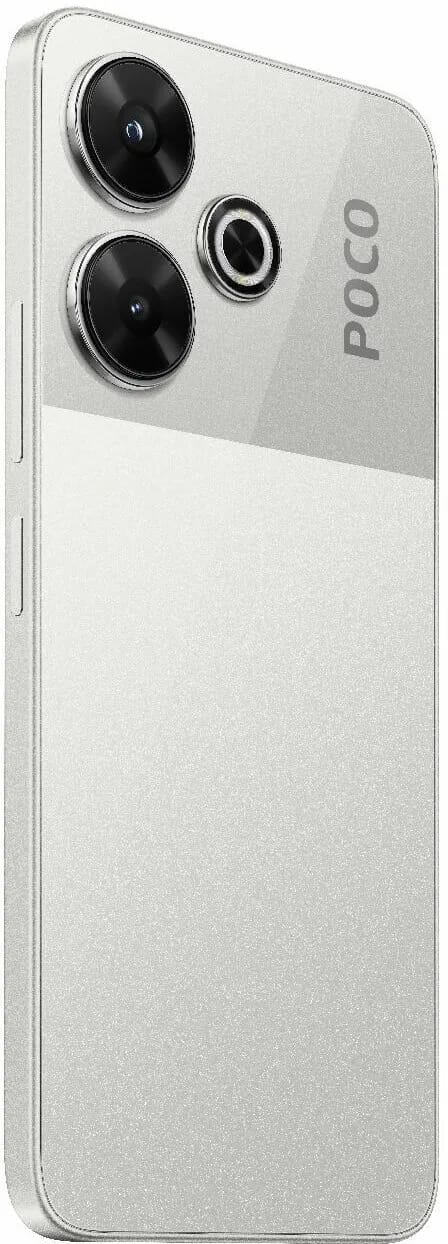 Смартфон Xiaomi Poco M6 4G 6/128 ГБ, Global, Dual nano SIM, Silver (серебристый) - изображение №5