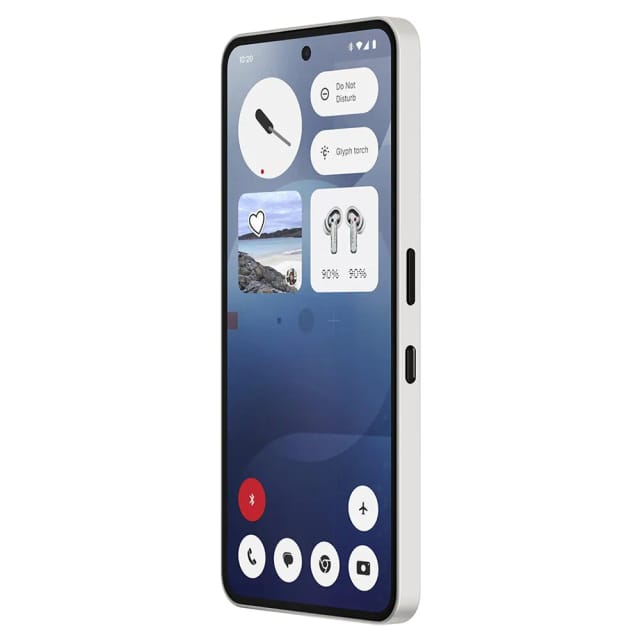 Смартфон Nothing phone 3a 12/256GB Global, Dual nano SIM, White - изображение №4