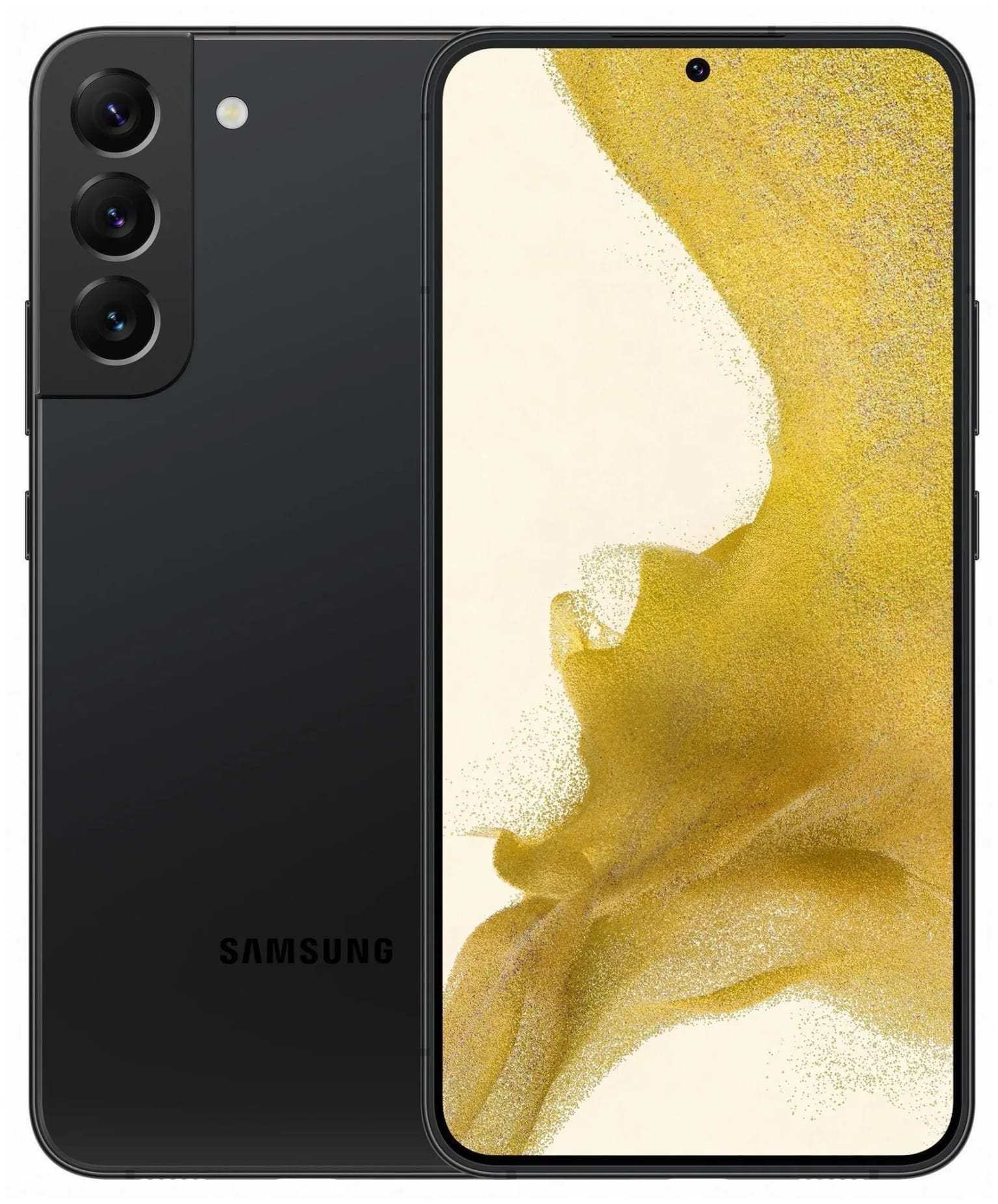 Смартфон Samsung Galaxy S22 8/128 ГБ памяти, Black, черный фантом, EU - изображение №1