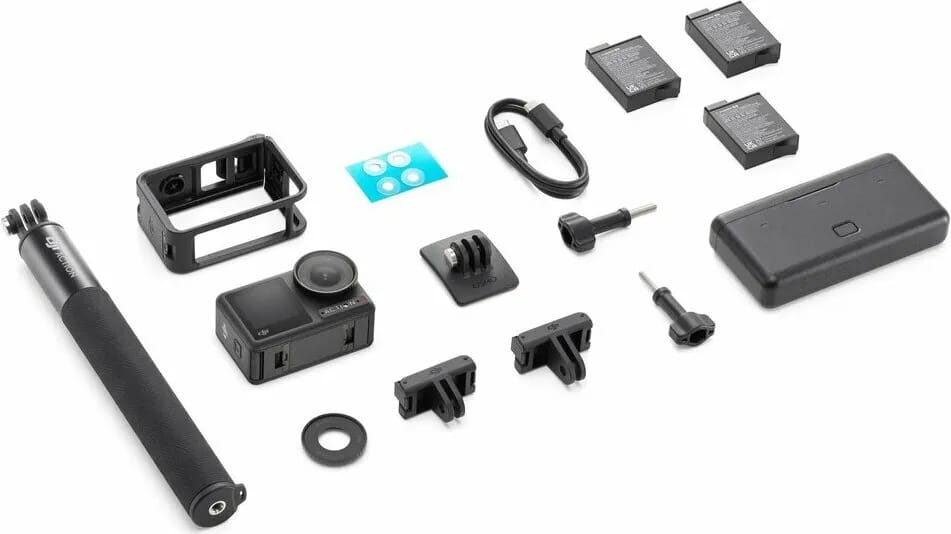 Экшн-камера DJI Osmo Action 4 Adventure Combo, 4K с матрицей 1/1,3 дюйма, черный - изображение №10