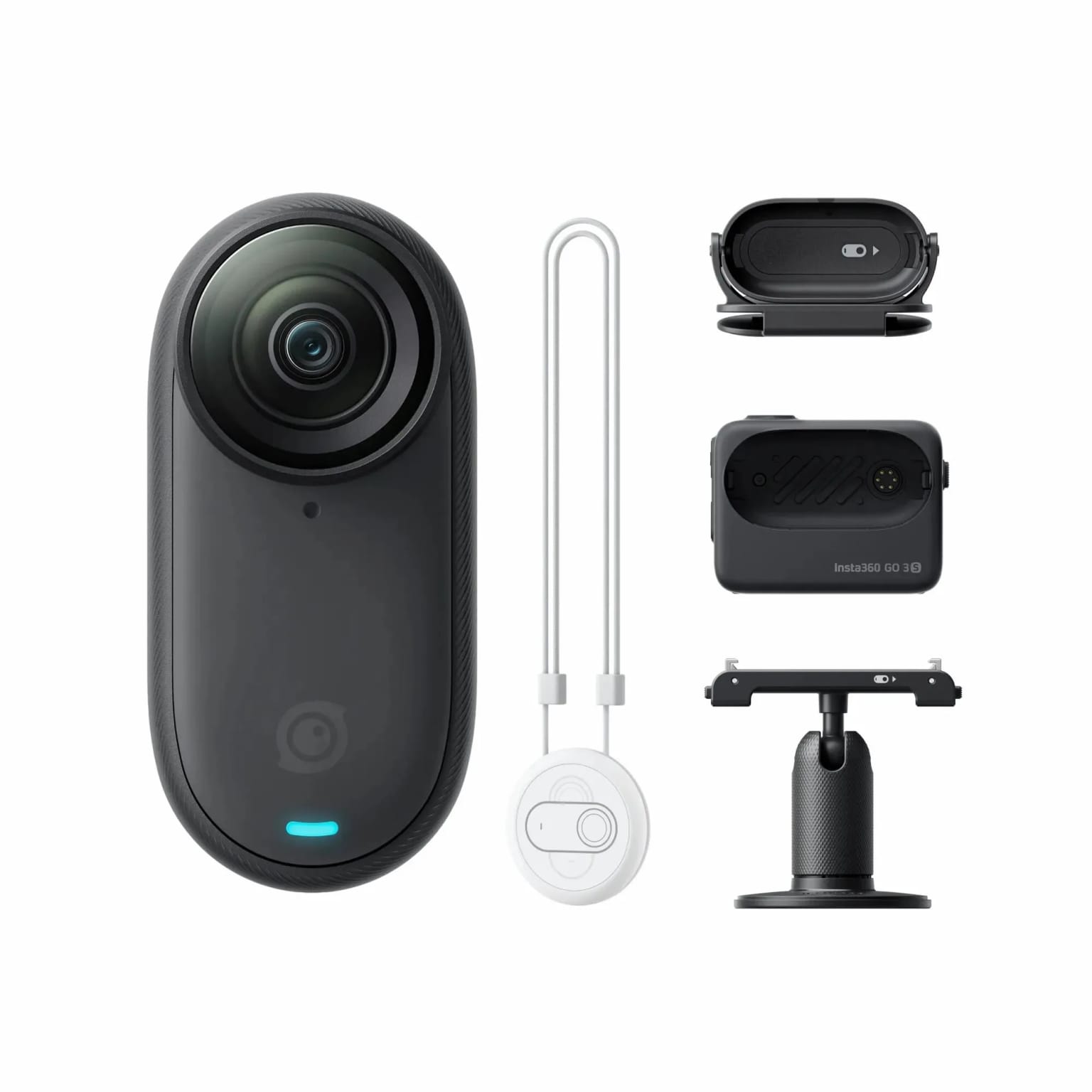Экшн-камера Insta 360 Go 3S, 128Gb, UHD 4K, IPX8, Black (Черный) - изображение №6