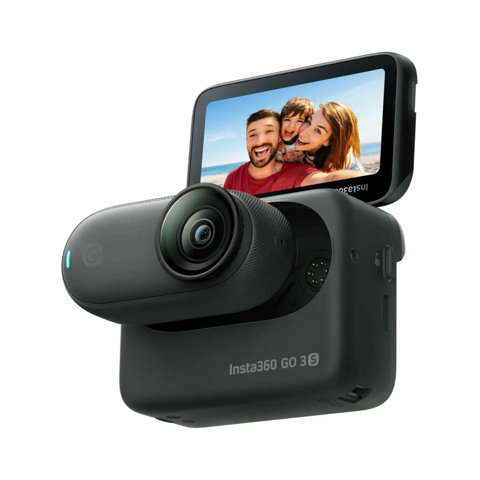 Экшн-камера Insta 360 Go 3S, 128Gb, UHD 4K, IPX8, Black (Черный) - изображение №1