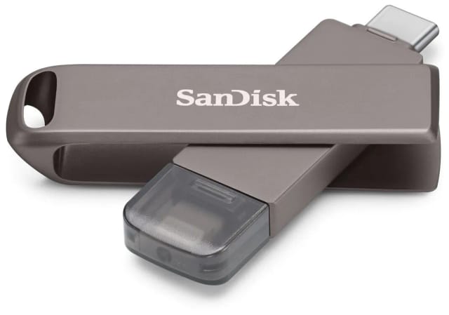 Накопитель SanDisk 64GB iXpand Luxe Type-C/Lightning Flash Drive SDIX70N-064G-GN6NN - изображение №4