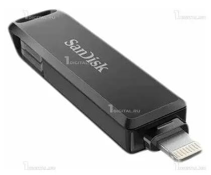 Накопитель SanDisk 64GB iXpand Luxe Type-C/Lightning Flash Drive SDIX70N-064G-GN6NN - изображение №9