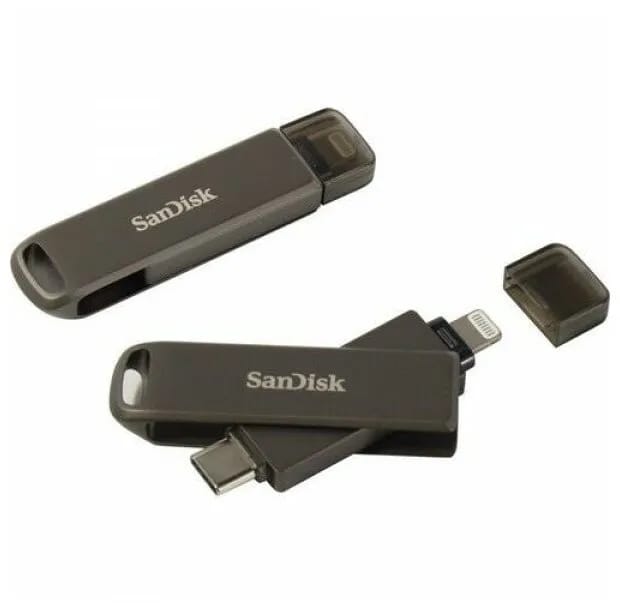 Накопитель SanDisk 64GB iXpand Luxe Type-C/Lightning Flash Drive SDIX70N-064G-GN6NN - изображение №15