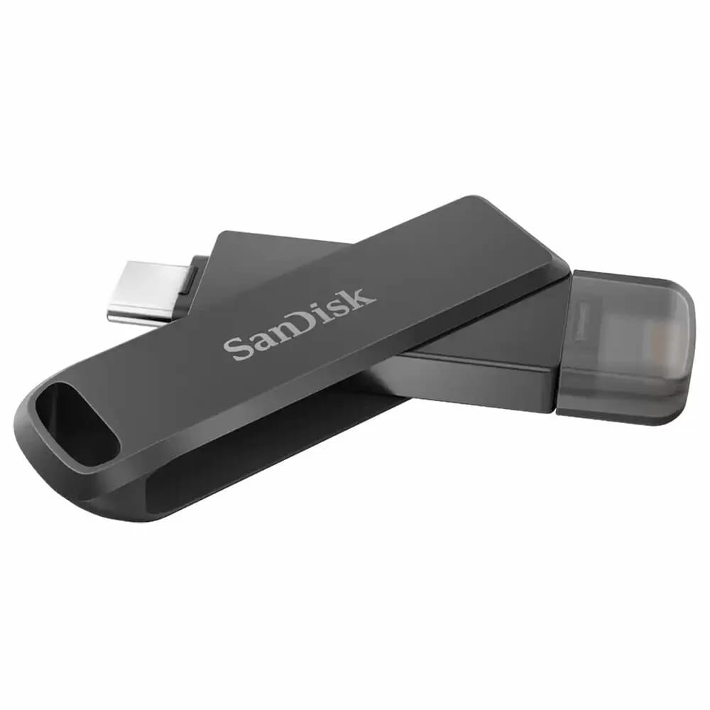 Накопитель SanDisk 64GB iXpand Luxe Type-C/Lightning Flash Drive SDIX70N-064G-GN6NN - изображение №16