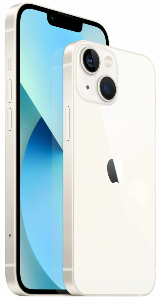 Смартфон Apple iPhone 13 128 ГБ, Dual: nano SIM + eSIM, сияющая звезда - изображение №3