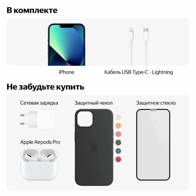 Смартфон Apple iPhone 13 128 ГБ, Dual: nano SIM + eSIM, сияющая звезда - изображение №5