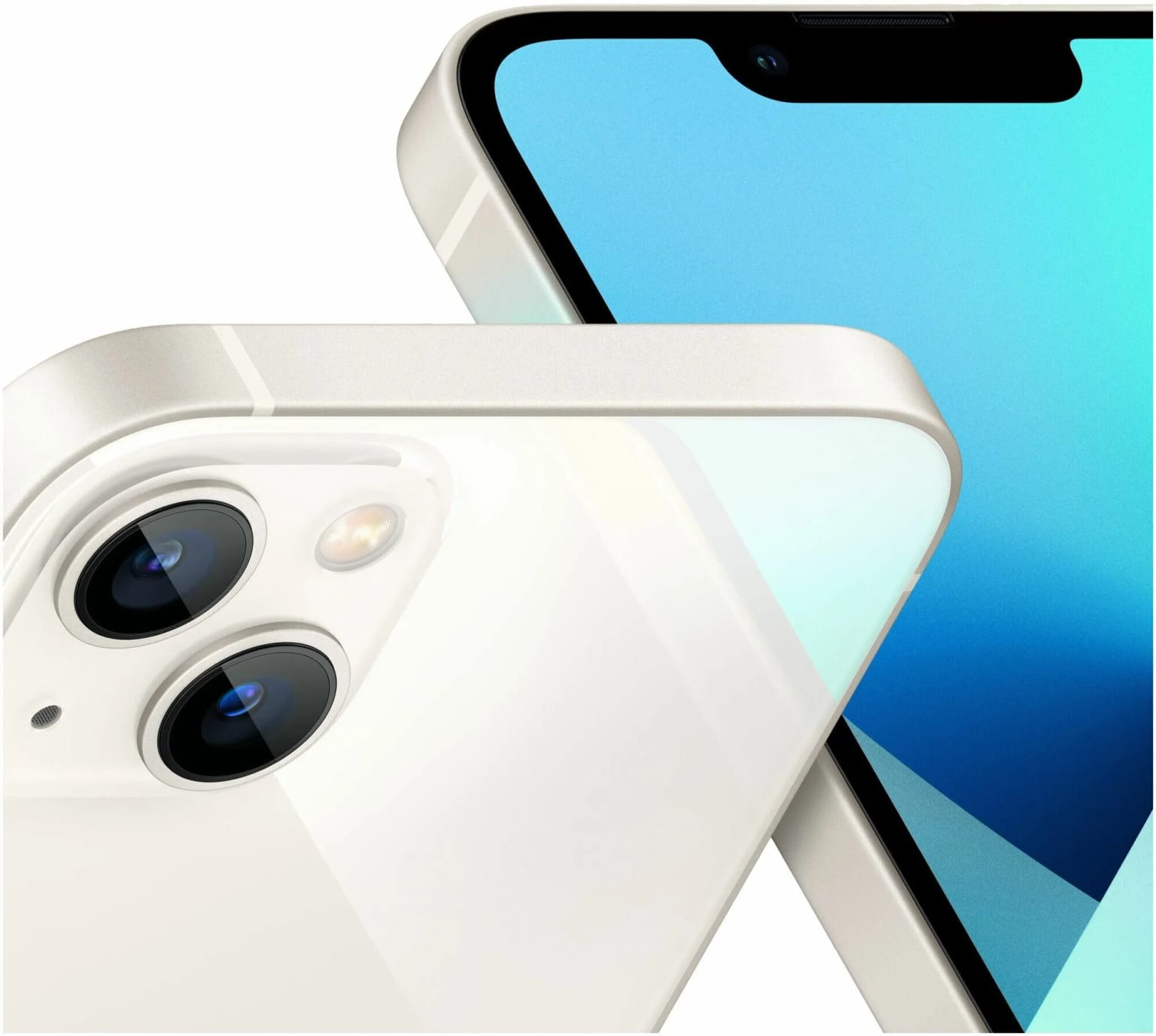Смартфон Apple iPhone 13 128 ГБ, Dual: nano SIM + eSIM, сияющая звезда - изображение №6