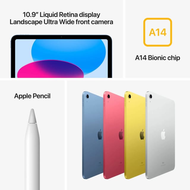 10.9" Планшет Apple iPad 10.9 2022, 64 ГБ, Wi-Fi, цвет синий - изображение №11