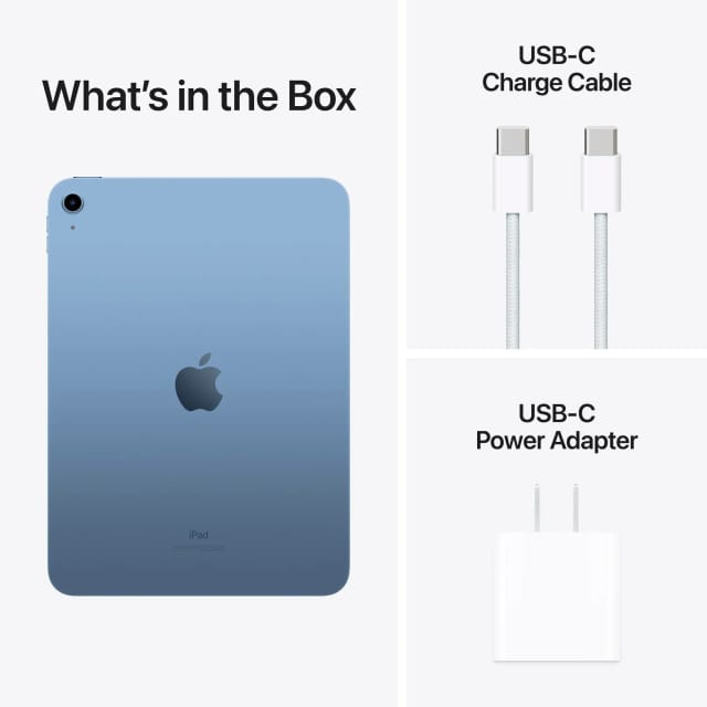 10.9" Планшет Apple iPad 10.9 2022, 64 ГБ, Wi-Fi, цвет синий - изображение №17