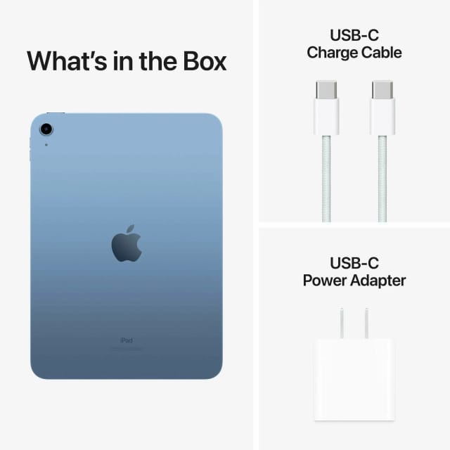 10.9" Планшет Apple iPad 10.9 2022, 256 ГБ, Wi-Fi, цвет синий - изображение №6