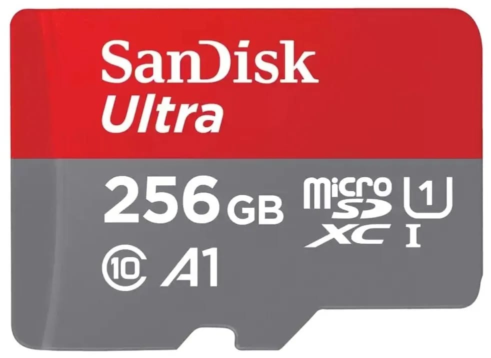 Карта памяти SanDisk microSDXC 256 ГБ Class 10, A1, UHS-I, R 150 МБ - изображение №1