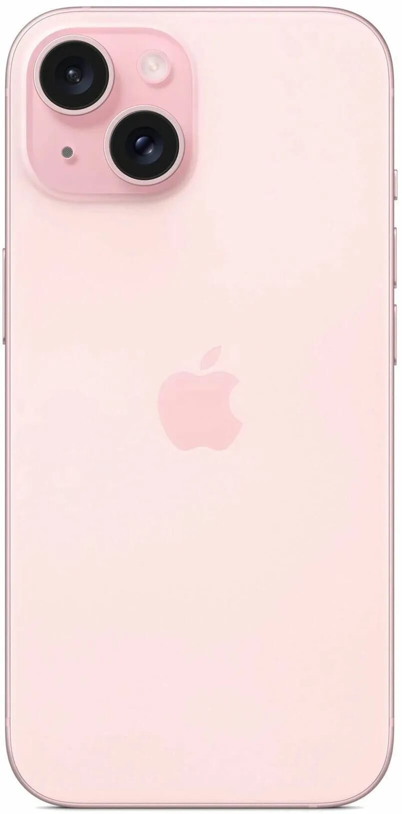 Смартфон Apple iPhone 15 128 ГБ, Dual: nano SIM + eSIM, розовый - изображение №4