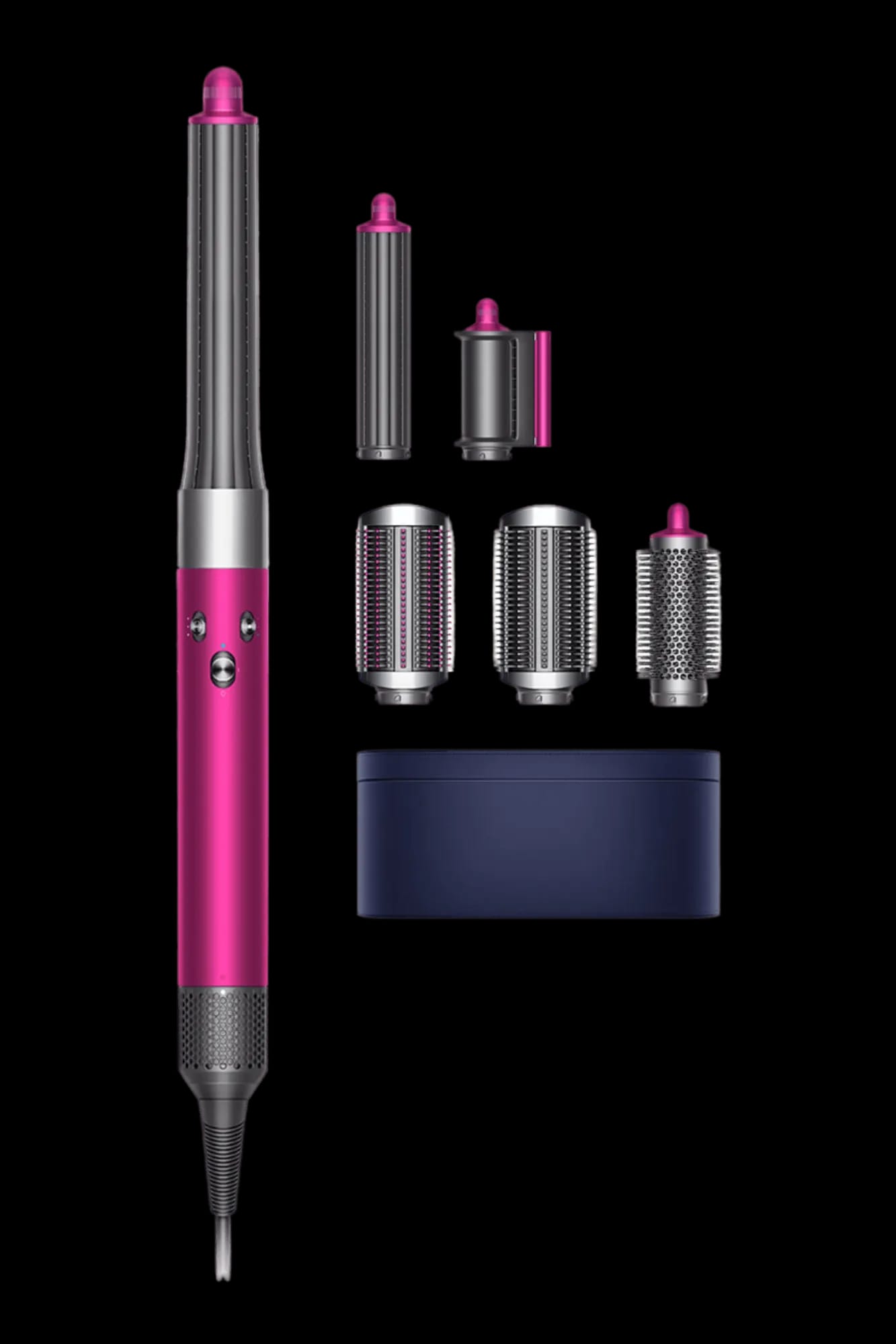 Стайлер Dyson Airwrap Complete Long HS05 Fuchsia/Nickel (фуксия/никель) HK - изображение №2