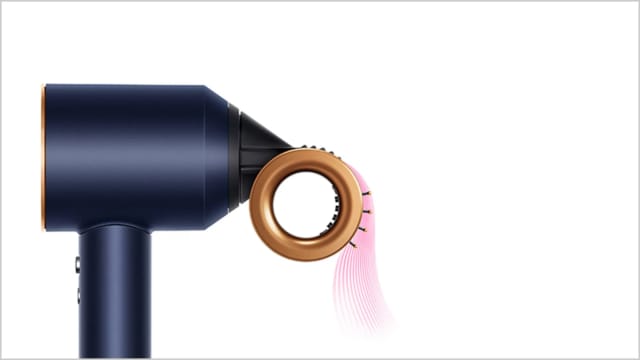 Фен Dyson Supersonic HD15 Prussian Blue/Copper(синий/медный), с кейсом - изображение №4