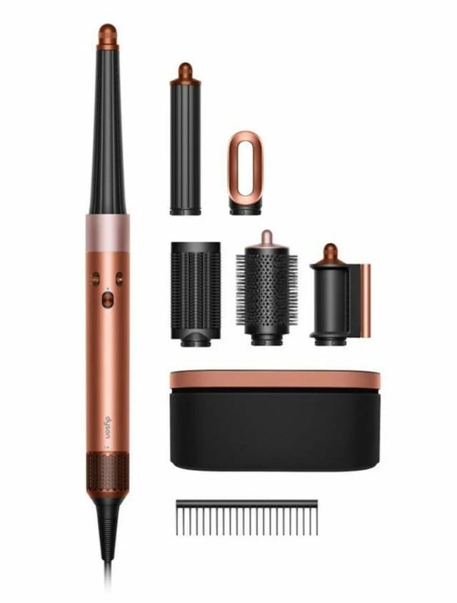 Фен-стайлер Dyson Airwrap i.d. Straight+Wavy HS08 Long, Amber Silk (UK) - изображение №3