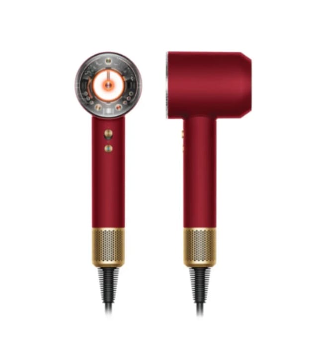 Фен Dyson HD16 Supersonic Nural red velvet/gold , с кейсом, HK - изображение №4