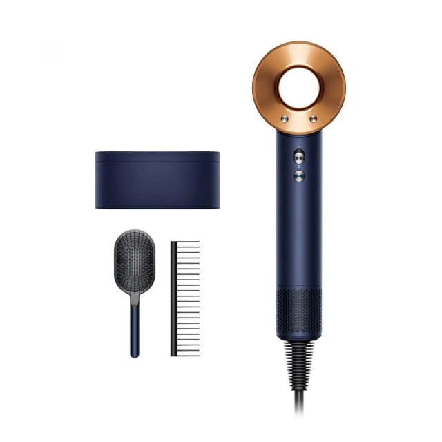 Фен Dyson Supersonic HD08 Blue/Cooper, мотор переменного тока, 3 режима, ионизация, с кейсом - изображение №3