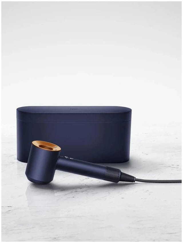 Фен Dyson Supersonic HD08 Blue/Cooper, мотор переменного тока, 3 режима, ионизация, с кейсом - изображение №4