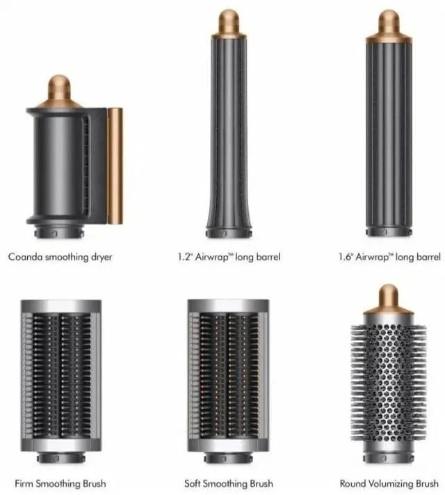 Стайлер Dyson Airwrap Complete Long HS05 Nickel/Cooper (Никель/Медь), CN - изображение №4